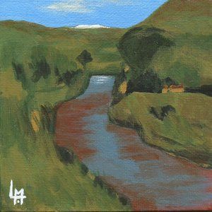 Acrylic Painting - River
